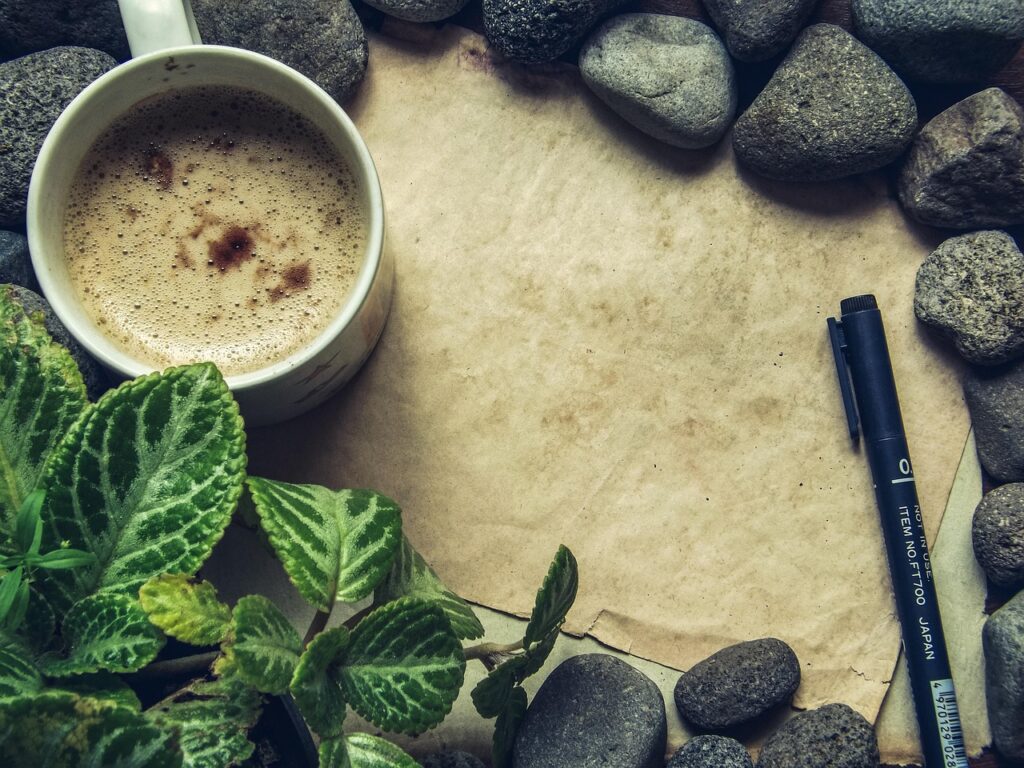 organic, paper, marker, leaves, coffee, stones, zen, zen, nature, zen, zen, zen, zen