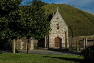 chapel, trees, nature, bing, old church, green
