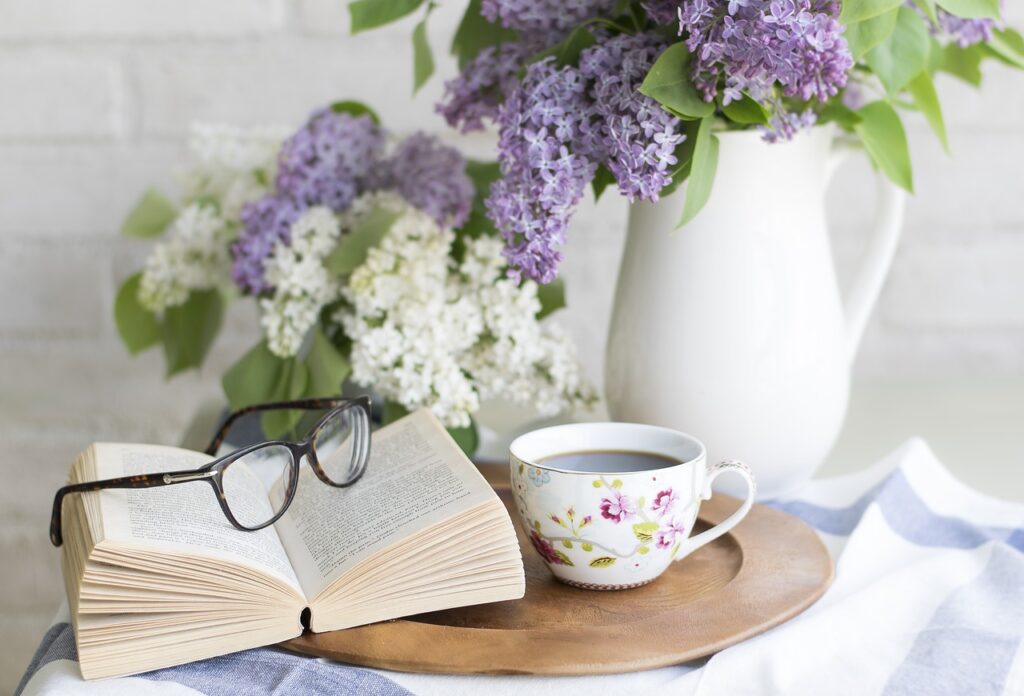 coffee, book, flowers, setting, romantic, rustic, teacup, vintage, home, reading, lifestyle, cozy, nature, relaxing, lilac, table, glasses, flower wallpaper, coffee, coffee, book, book, book, flower background, home, home, home, home, home, reading, reading, beautiful flowers, lifestyle
